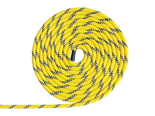 Pelican Rope Multifilament Polypropylene Rope (1/4 in) – Solid Braid Derby Rope – Lightweight, Buoyant, High Visibility – Dock, Floating, Water Rescue Line – Several Lengths (150ft)