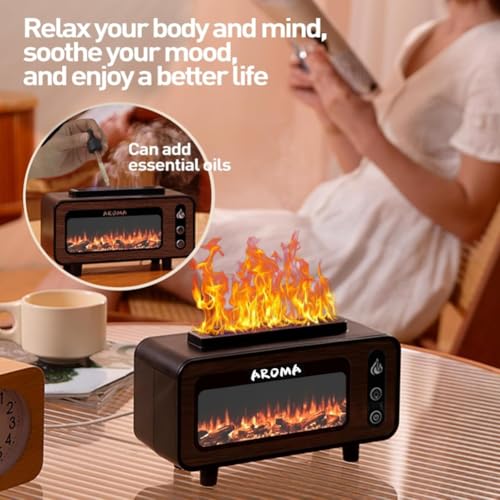 Diffuseur Flame 7 couleurs à arrêt automatique pour la maison