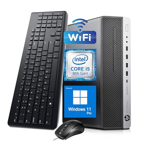 HP EliteDesk 800 G4 SFF Computer Desktop PC, Intel Quad Core i5