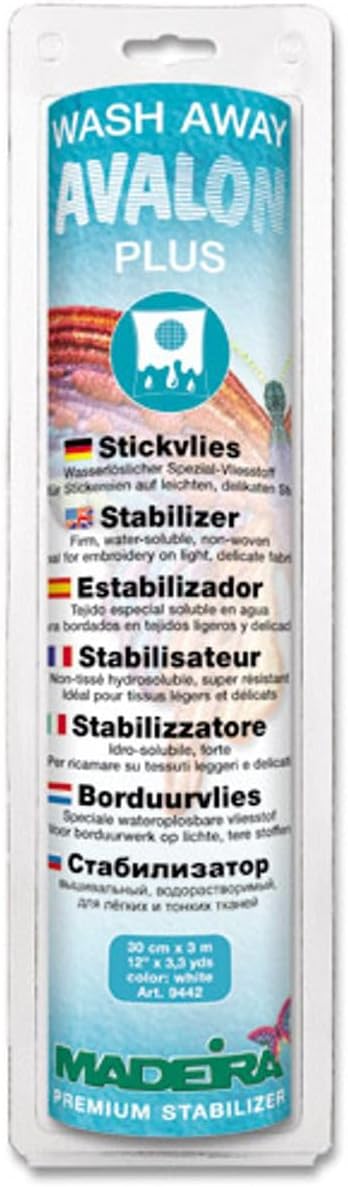 20990212 Avalon Plus Wash Away Stabilizer