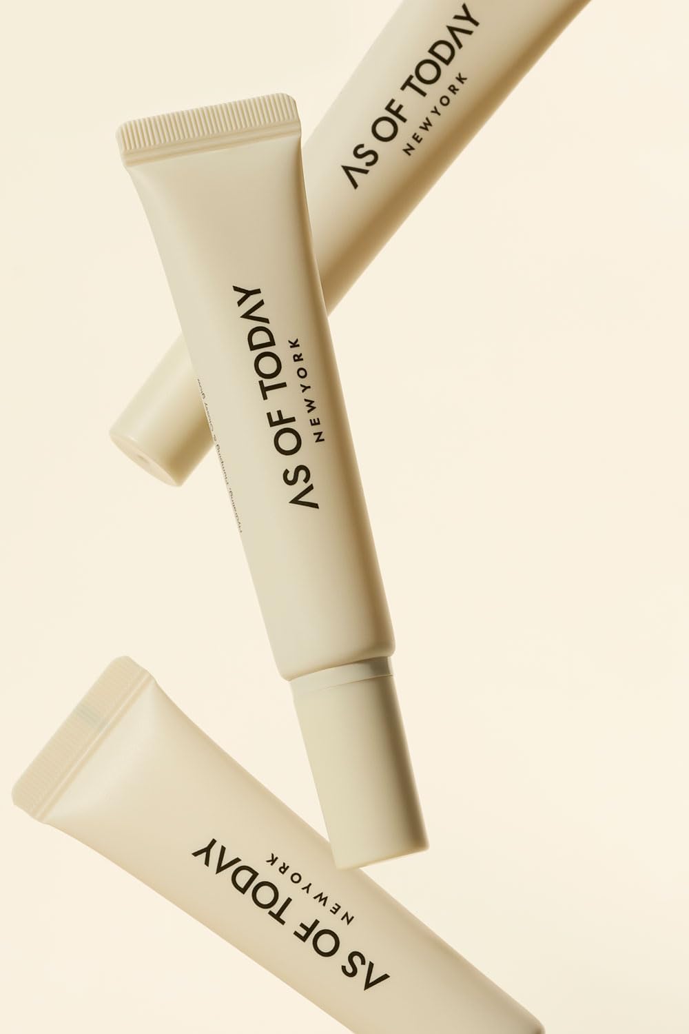 AS OF TODAY R Peptide Lip Balm | Hyaluronic Acid + Peptide Glossy Balm | Salted Caramel Hydrating Lip Treatment | Plumping Moisturizing for Dry Lips | Clean Beauty Formula | 0.35 oz Tube