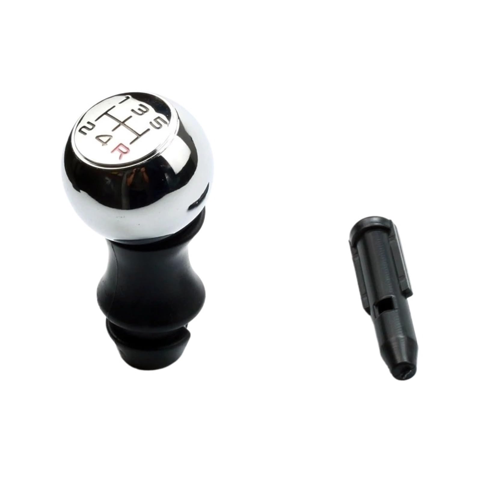 DWTNMEX Gear Shift Knob for Peugeot 106 206 207 306 307 407 408 508 5 Speed Alloy MT Gear Shift Stick Knob(with Adapter)