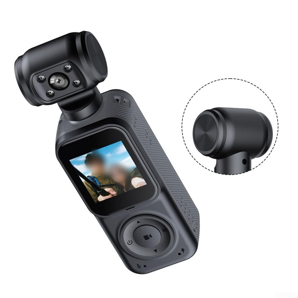 4K Body Camera con visione notturna grandangolo 130° (nero)