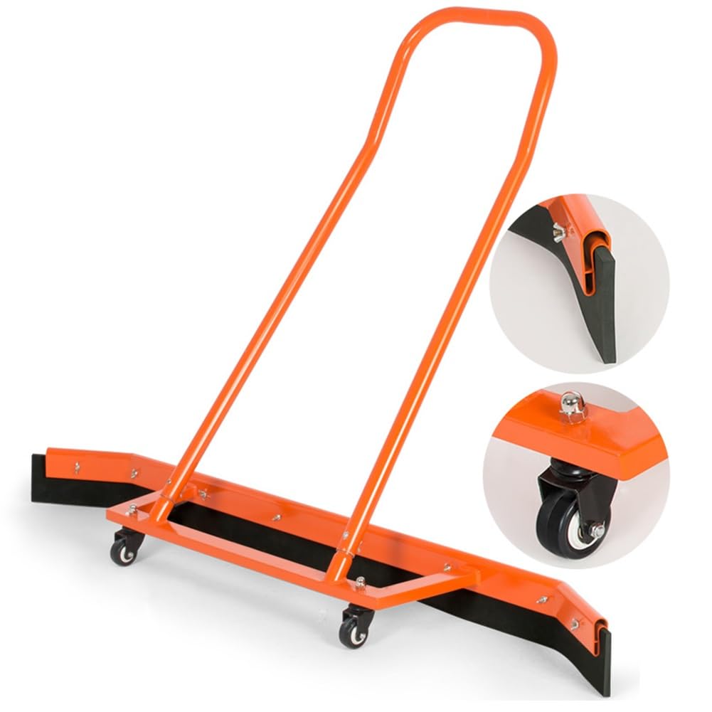 Wycieraczka tenisowa Pusher Court Antykorozyjna podłoga aluminiowa do użytku komercyjnego Wytrzymałe toczenie Nadaje się do płytek/drewna/metalu(135cm)