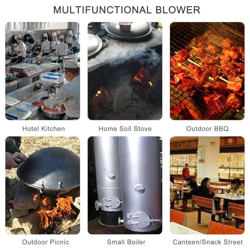 Souffleur de forge de forgeron électrique 150W pour briquets charbon - 8
