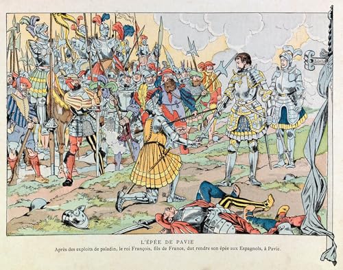Tableau Le roi François St rend son épée à Pavie - Impression d'art historique 60x90cm