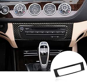 Amazon.com: HOTRIMWORLD Carbon Fiber Center Console CD Panel Trim Cover ...