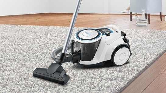 Bosch Staubsauger beutellos Serie 6 BGC41LSIL, Bodenstaubsauger, ideal für Allergiker, Hygiene-Filter, Bodendüse für Parkett, Teppich… – Ansicht 2