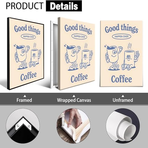 Vintage Club Funny Coffee Poster