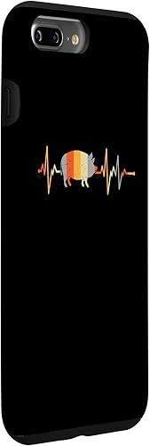 Vista 24 de iPhone 12 mini heartbeat pig farmer pig farmer heart line Case