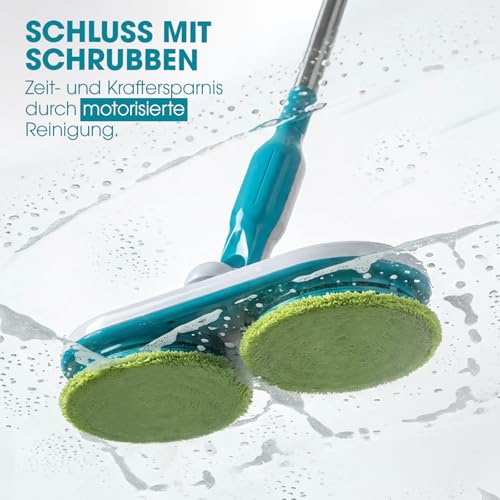 Hurricane Floating Mop elektrischer Bodenwischer – Akku Wischer zum mühelosen Wischen, Schrubben...