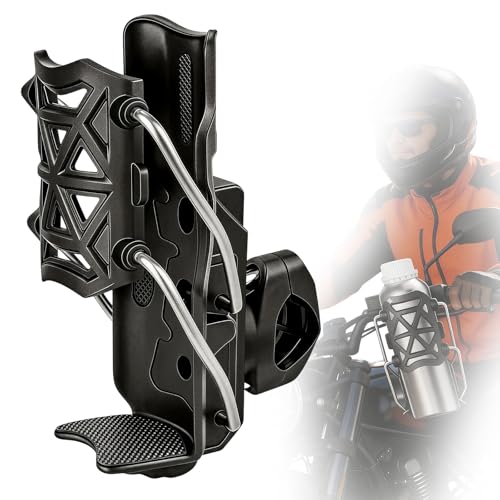 Portavasos universal para motocicleta con rotación 360° miniatura 1