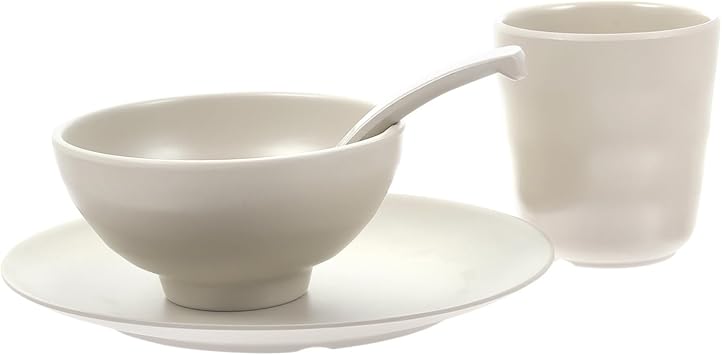 Soup Bowl Set Non-breakable Dinnerware Bowl Kit Plates Cups Kitchen Tableware Set