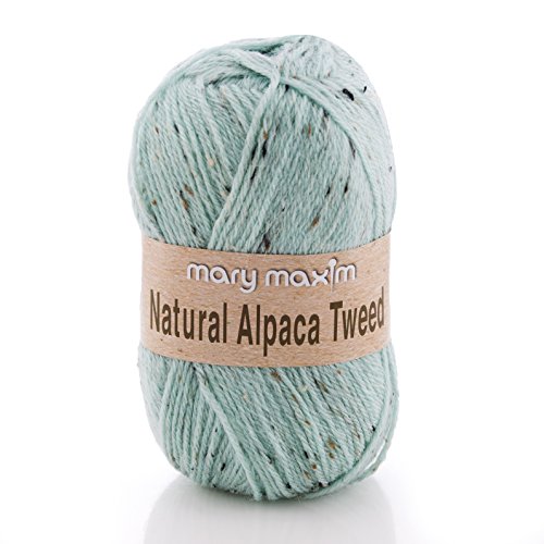 Mary Maxim Natural Alpaca Tweed lana mist ideal para tejer jerséis de abrigo 2