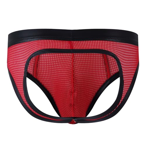 Men's Thongs Jockstrap Underwear Athletic Supporters for Men Jock Straps Harness G-Strings Underpants MJ19133