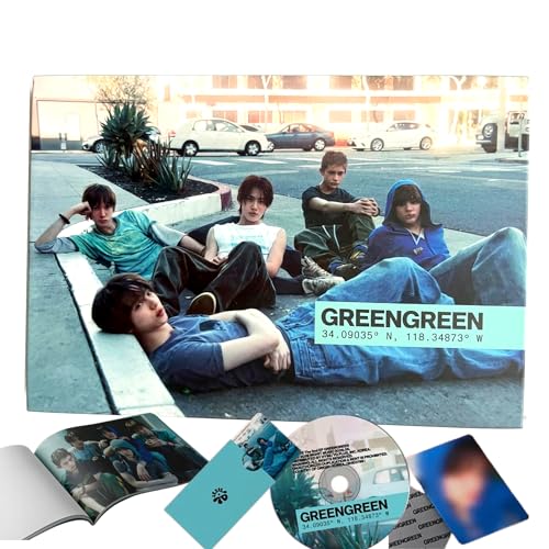 CORTIS GREENGREEN 2nd EP Album [STREET Ver.] Photobook + CD + Photocard + Scratch Card + Sticker + Magnet (REDRED)