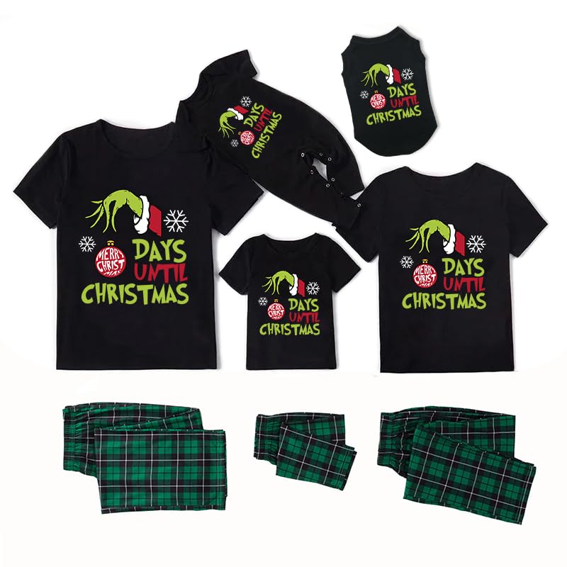 teeraphique christmas pajamas for family,family holiday pjs matching sets,xmas jammies for couples, t shirt