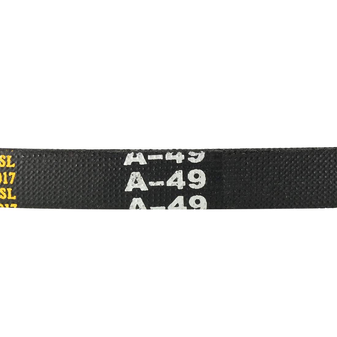 uxcell A49 Drive V-Belts 49" Inner Length 13mm Width 8mm Thick JIS Standard A-Section Rubber Drive Transmission Belt