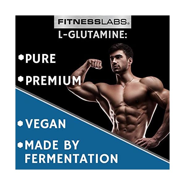 Fitness Labs Creatine and L-Glutamine, 500 Grams | Contains Only Pure Creapure Creatine Monohydrate & USA-Made Fermented Glutamine - Image 4