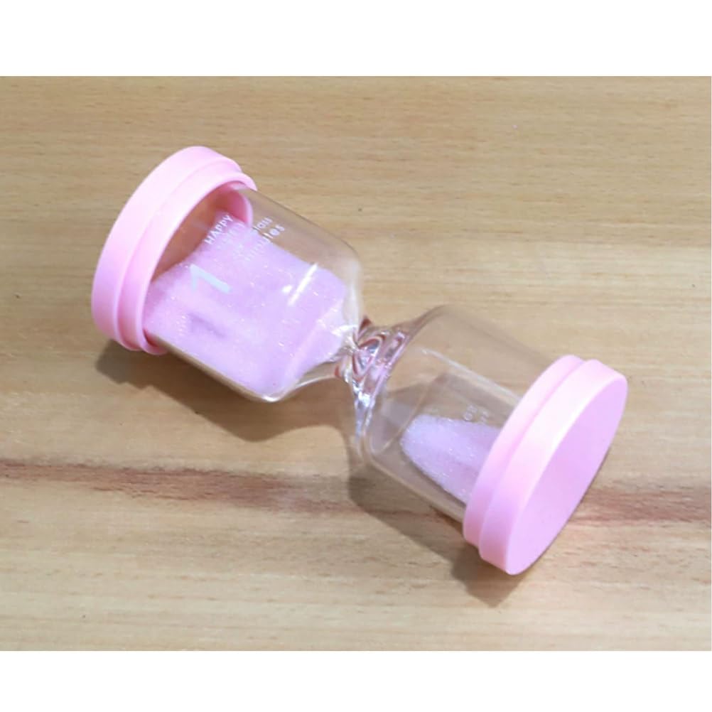 Clessidra Montessori, Set di Clessidre Colorate da 1/3/5 Minuti, Clessidra in Plastica Infrangibile e Durevole (3 Pezzi)