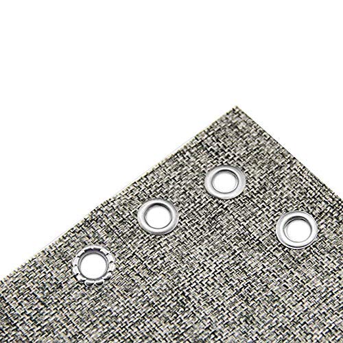 CGOLDENWALL 10000 - Occhielli per occhielli, 12 mm, colore: Argento