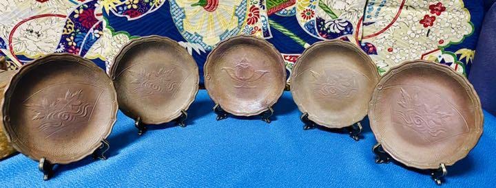 蔵の中の金庫より　備前焼素焼き　幕末〜 繊細彫　5客　骨董　大珍品 Amazon.co.jp: 蔵の中の金庫より 備前焼素焼き 幕末〜 繊細彫 5