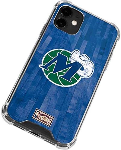Skinit Clear Phone Case Compatible with iPhone 12 Mini - Officially Licensed NBA Dallas Mavericks Hardwood Classics Design
