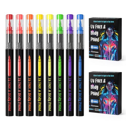 Image of Glow Face Body Paint, Vibrant Waterproof Body Makeup