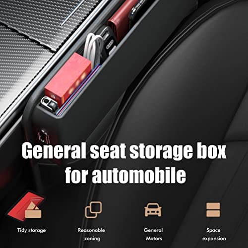 Tasca Laterale Sedile Auto, 20 * 30cm Organizzatore per Dell'auto in Pelle PU Scatola, Portaoggetti Adatto per la Maggior Come Berline, Cellulari, Chiavi, Portafogli