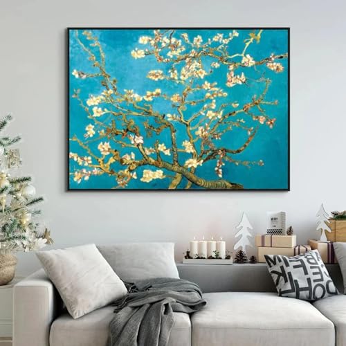 Toile fleur d'amandier Van Gogh grand format pour sublimer votre chambre