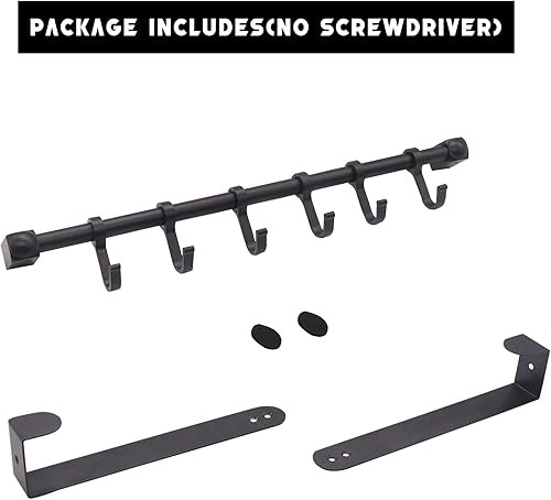 Miniatura 6 de Ganchos para colgar sobre la puerta, 6 ganchos para colgar sobre la puerta, organizador de puerta resistente de aluminio para toallas, bata,