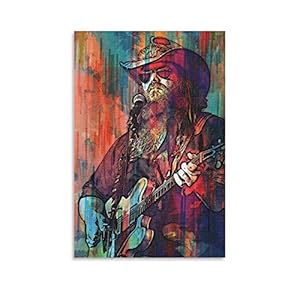 Chris Stapleton Poster Decoratief Schilderen Canvas Muur Art Woonkamer Posters Slaapkamer Schilderen 12 × 18 inch (30…