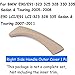 TTCR-II Compatible with BMW 3 Series Door Handle Cover 2006-2012, Half Part 1 Pc for E90 E91 Door Pull Handle Replacement Fits 323 325 328 330 335 Sedan & Touring (Beige, Right Front/Rear)