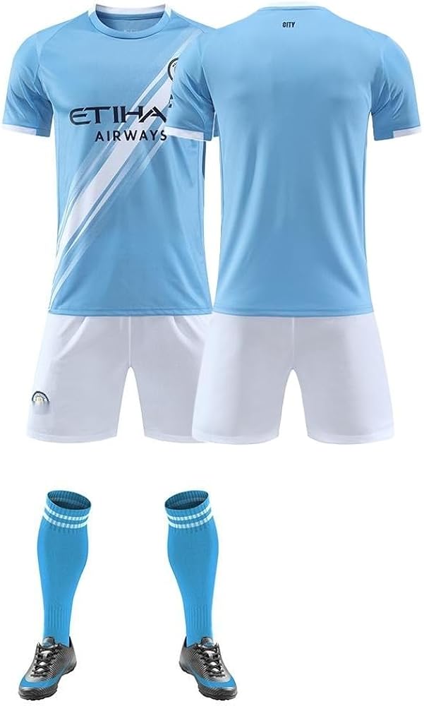 Amazon.co.jp: NYW サッカーユニフォーム,マンチェスターシティ ホーム