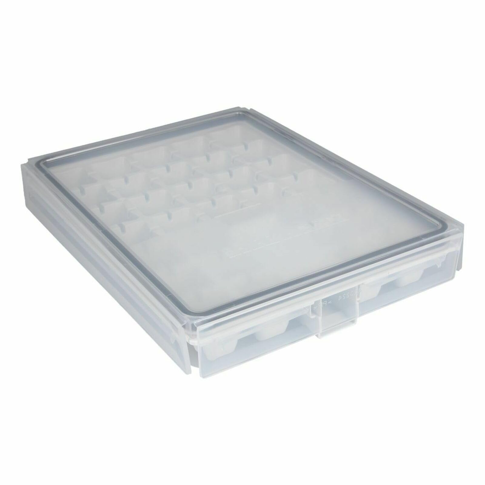 LUTH Premium Profi Parts Vaschetta per cubetti di ghiaccio con coperchio compatibile con Liebherr 7423323 per frigo congelatore