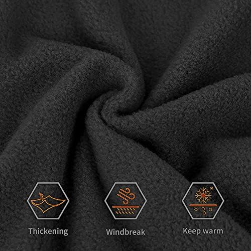 Thermal Fur Fleece Lined Balaclava Multifunctional Face Mask Winter Outdoor Warm Hood Ski Windproof Headcover Heat Holding Unisex Neck Cover