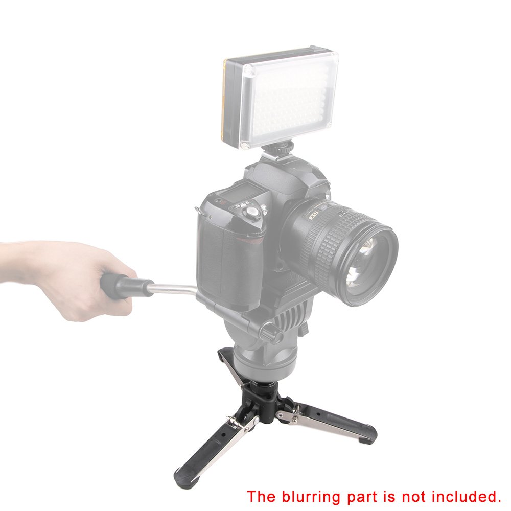 Andoer Support Universel à Trois Pieds pour Appareil Photo Reflex numérique avec Filetage 3/8"