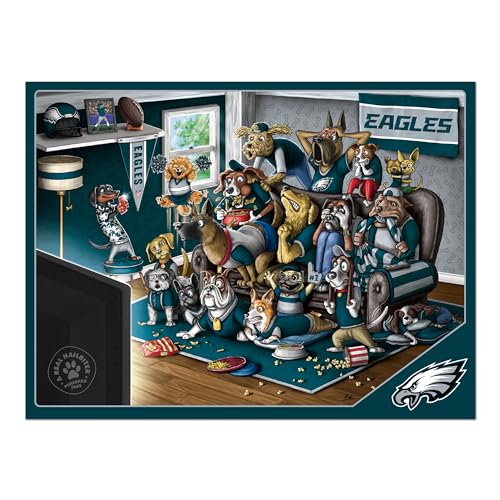 Image of YouTheFan NFL Purebred Fans 500pc Puzzle - A Real Nailbiter