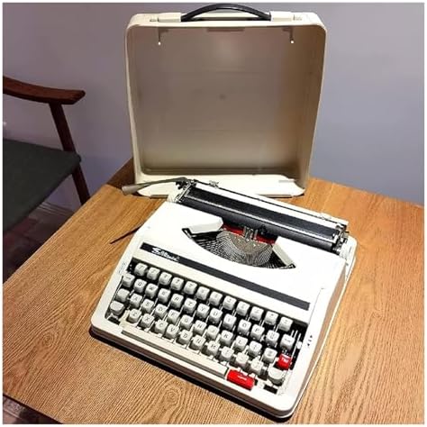 Classic Retro Manual Typewriter - Vintage Mechanical Typing Machine for Home & Office, for Writers, Authors & Typing Enthusiasts (Black)