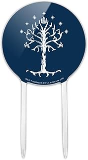 Acrylic THE LORD OF THE RINGS Tree of Gondor Cake Topper Party Decoration for Wedding Anniversary Birthday Graduation
