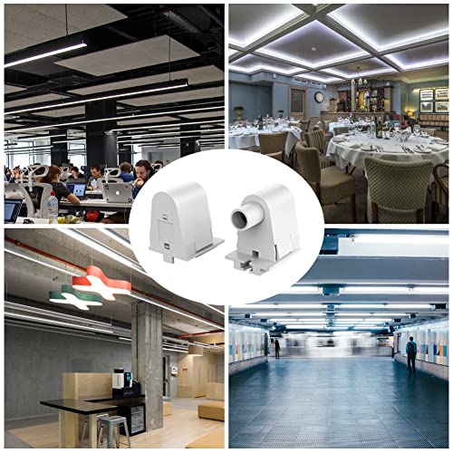 (12-Pairs) JESLED Single Pin FA8 Tombstone - Non-Shunted T8/T10/T12 LED Socket Lampholder Base Holder for 8FT Fluorescent Tube Light, Retrofiting Bulbs Fixtures, Flameresistant Plunger, UL Listed - Thumbnail 7