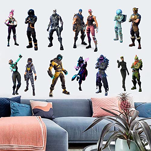 Battle Royale Video Game Wall Sticker Children's Cartoon Bedroom Background Wall Decoration Self-Adhesive Wall Sticker Pvc #TOP5