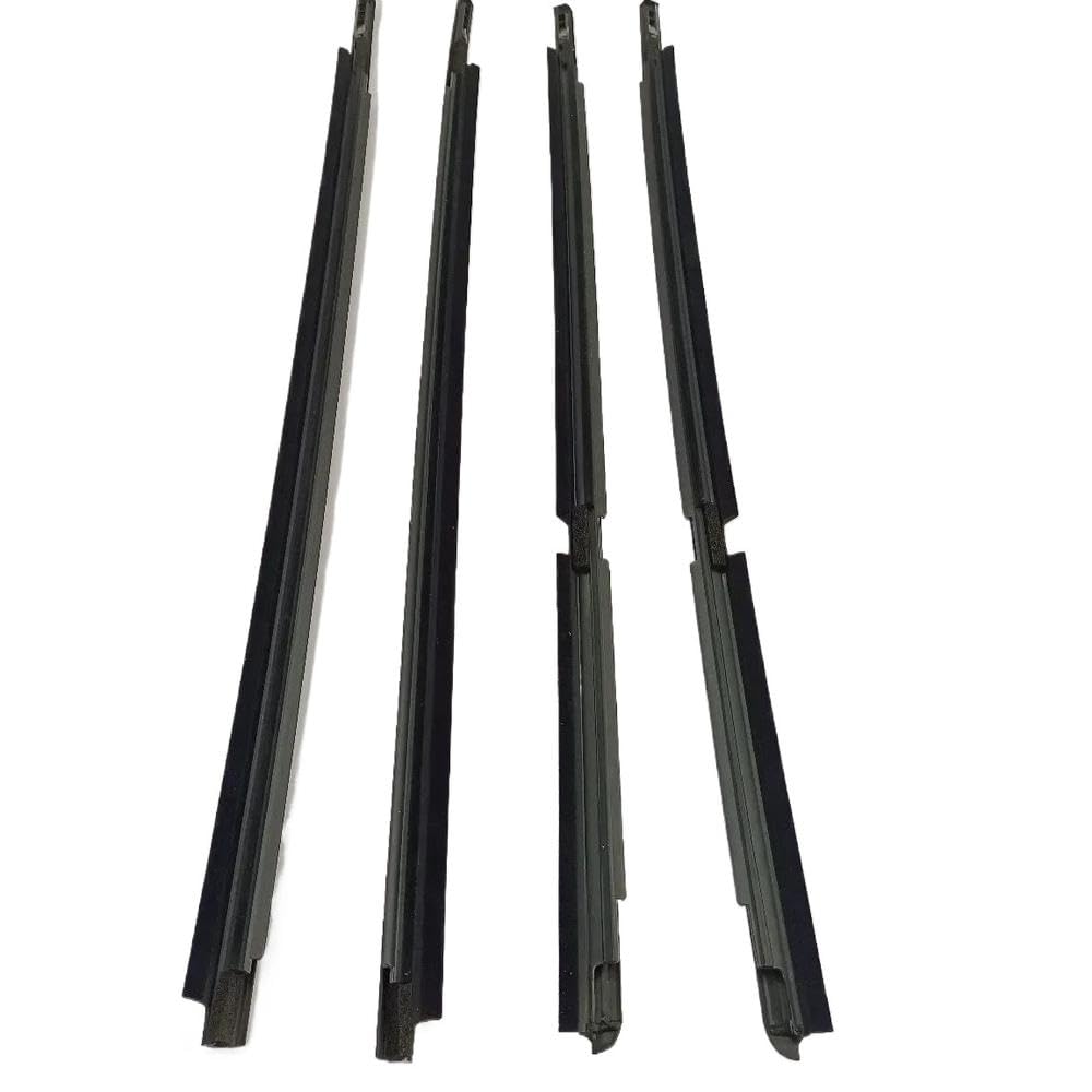 Bgdolpbu One Color Spare Parts 4 Pcs Outside Windows Rubber Sealing Strip For Yaris Hatchback Xp90 2007-2012 5 Door 68210-0D100
