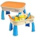 Produktbild Bramble Sand und Wasserspieltisch mit Deckel + 8X Sandspielzeug für Kinder  Sandkasten Spieltisch, Kinderspieltisch & Sandspieltisch für Sand & Wasser  Sandtisch & Gartentisch für Garten & Outdoor