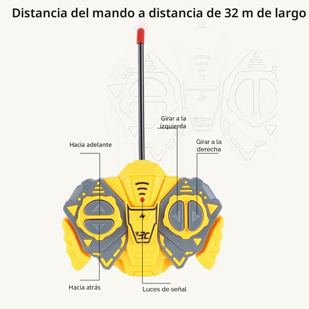 Autobús de control remoto, autobús RC 1/30 4CH con música ligera, puerta apertura, autobús juguete de interacción padre-hijo