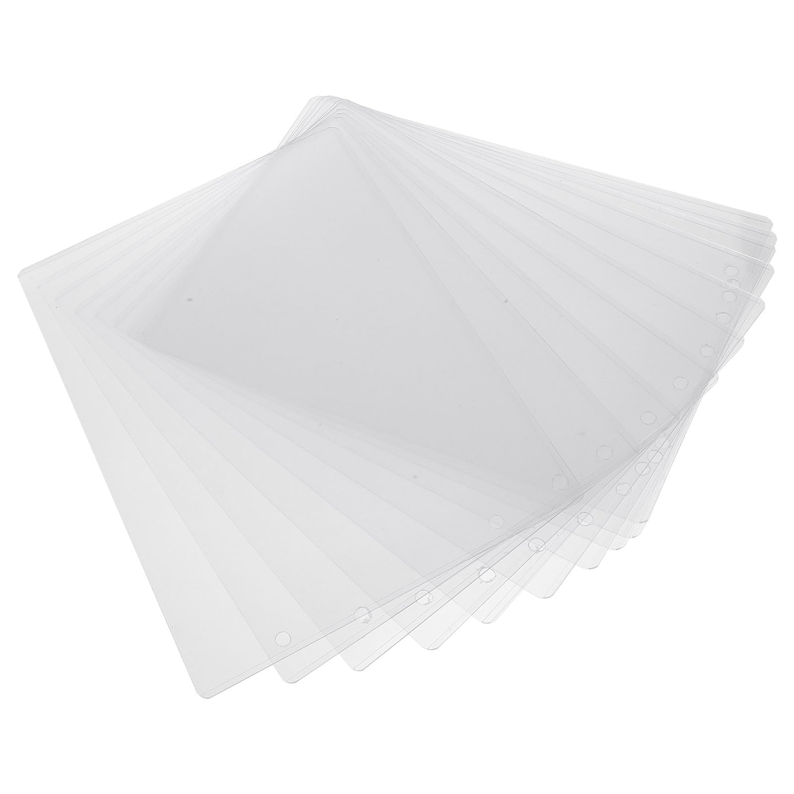 POPETPOP Pochettes Transparentes A4 Protège-documents Rigides Rabat en ABS Lot de 10 Dimensions 290x213 Mm, pour Affichage en Supermarché et Décorations Festives