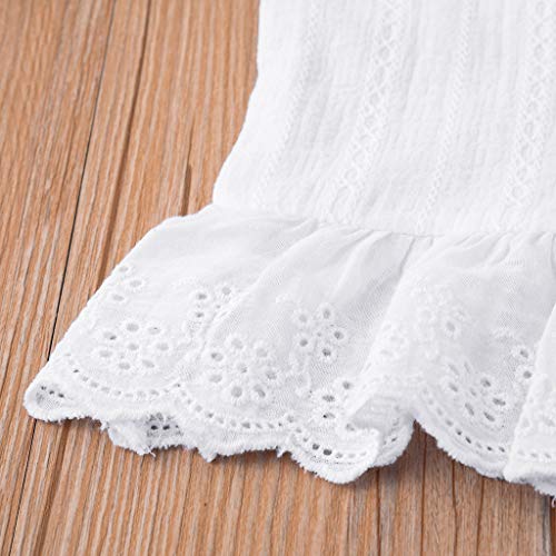 Débardeurs manches courtes fille blancs pour jouer confortablement cet été - 6