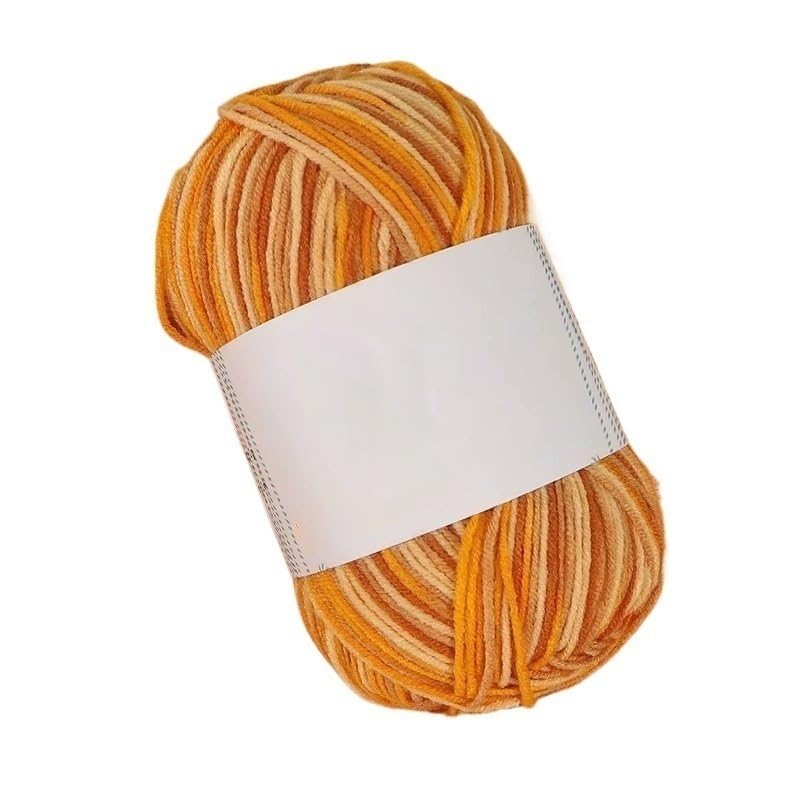 Fil coton au lait 3 épaisseurs pour crochet panaché et tricot créatif