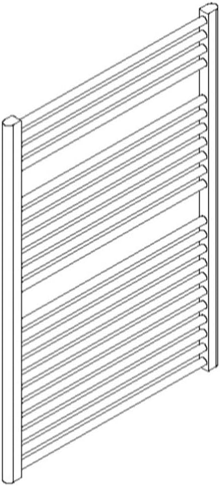 Denby Towel Warmer Finish: White, Size: 44" H x 30" W, Type: Hardwired