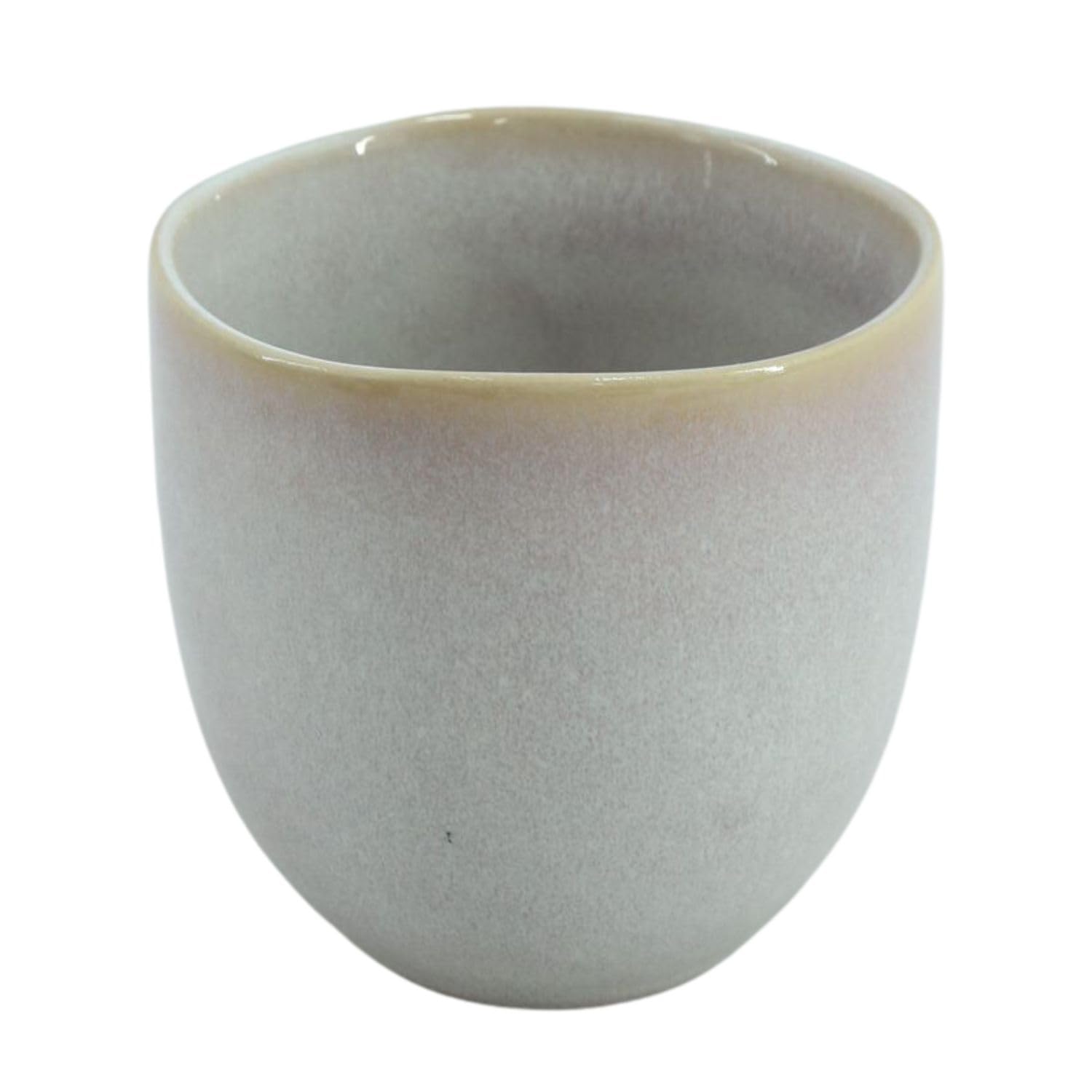 Brigros Wehome - Set da 6 Tazze Colazione in Ceramica, Lavorate a Mano, 6 x 350 ml, Tazze Mug per Colazione, Tazze da Caffè, Tazze Cappuccino, Tazze da The (Glicine)
